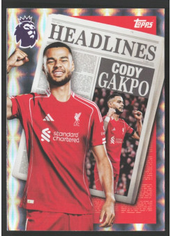 Cody Gakpo, Kartička, Topps Premier League Debute Edition 2026, INSERT
