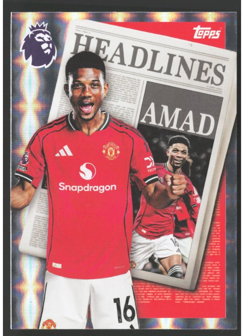 Amad, Card, Topps Premier League Debute Edition 2026, INSERT