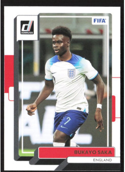 Bukayo Saka, Kartička, 2022-23 Panini Donruss Soccer, BASE
