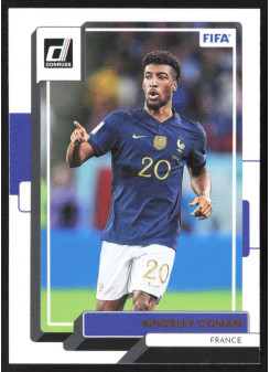 Kingsley Coman, Kartička, 2022-23 Panini Donruss Soccer, BASE