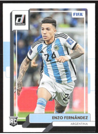 Enzo Fernandez, Kartička, 2022-23 Panini Donruss Soccer, BASE