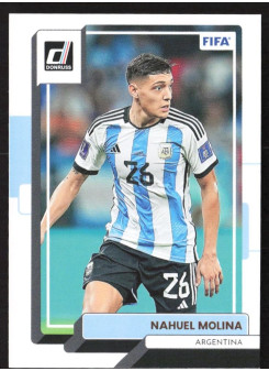 Nahuel Molina, Kartička, 2022-23 Panini Donruss Soccer, BASE