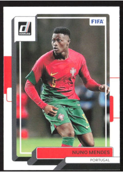 Nuno Mendes, Kartička, 2022-23 Panini Donruss Soccer, BASE