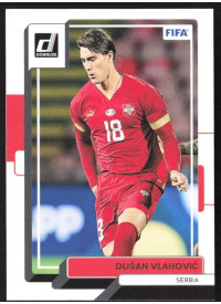 Dusan Vlahovic, Kartička, 2022-23 Panini Donruss Soccer, BASE