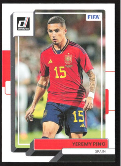 Yeremy Pino, Kartička, 2022-23 Panini Donruss Soccer, BASE
