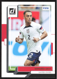 Sergino Dest, Kartička, 2022-23 Panini Donruss Soccer, BASE