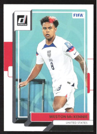 Weston McKennie, Kartička, 2022-23 Panini Donruss Soccer, BASE