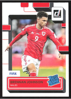 Brennan Johnson, Kartička, 2022-23 Panini Donruss Soccer, BASE