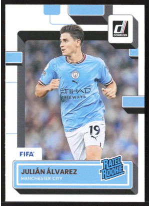 Julian Alvarez, Card, 2022-23 Panini Donruss Soccer, BASE