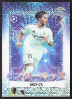 Endrick, Kartička, Topps Chrome UEFA Club Competitions 2024-2025, China Mojo