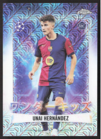 Unai Hernández, Kartička, Topps Chrome UEFA Club Competitions 2024-2025, China Mojo
