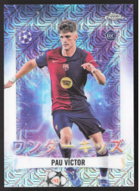 Pau Víctor, Kartička, Topps Chrome UEFA Club Competitions 2024-2025, China Mojo
