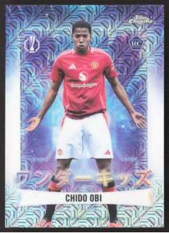 Chido Obi, Kartička, Topps Chrome UEFA Club Competitions 2024-2025, China Mojo