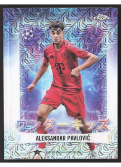 Aleksandar Pavlović, Kartička, Topps Chrome UEFA Club Competitions 2024-2025, China Mojo