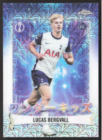 Lucas Bergvall, Kartička, Topps Chrome UEFA Club Competitions 2024-2025, China Mojo