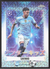 Savinho, Kartička, Topps Chrome UEFA Club Competitions 2024-2025, China Mojo