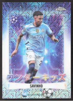 Savinho, Kartička, Topps Chrome UEFA Club Competitions 2024-2025, China Mojo