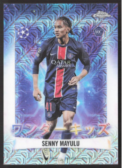 Senny Mayulu, Kartička, Topps Chrome UEFA Club Competitions 2024-2025, China Mojo