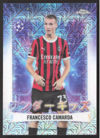 Francesco Camarda, Kartička, Topps Chrome UEFA Club Competitions 2024-2025, China Mojo