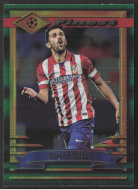David Villa, Card, Topps UEFA Club Competitions Finest Flashbacks 2022-2023, BASE