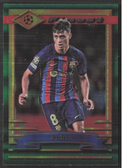 Pedri, Kartička, Topps UEFA Club Competitions Finest Flashbacks 2022-2023, BASE