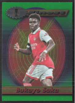 Bukayo Saka, Kartička, Topps UEFA Club Competitions Finest Flashbacks 2022-2023, BASE