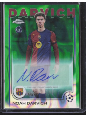 Noah Darvich, Card, Topps Chrome UEFA Club Competitions 2024-2025, AUTOGRAPH