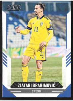 Zlatan Ibrahimovic, Kartička, Panini Score FIFA Soccer 2021-22, BASE