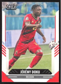 Jeremy Doku, Kartička, Panini Score FIFA Soccer 2021-22, BASE