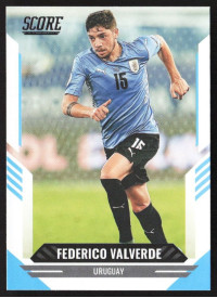 Federico Valverde, Kartička, Panini Score FIFA Soccer 2021-22, BASE