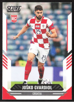 Josko Gvardiol, Kartička, Panini Score FIFA Soccer 2021-22, BASE