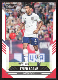 Tyler Adams, Kartička, Panini Score FIFA Soccer 2021-22, BASE