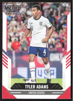 Tyler Adams, Kartička, Panini Score FIFA Soccer 2021-22, BASE
