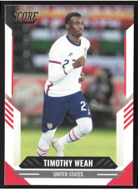 Timothy Weah, Kartička, Panini Score FIFA Soccer 2021-22, BASE