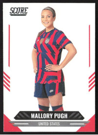 Mallory Pugh, Kartička, Panini Score FIFA Soccer 2021-22, BASE