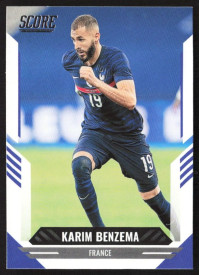 Karim Benzema, Kartička, Panini Score FIFA Soccer 2021-22, BASE