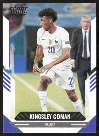 Kingsley Coman, Kartička, Panini Score FIFA Soccer 2021-22, BASE