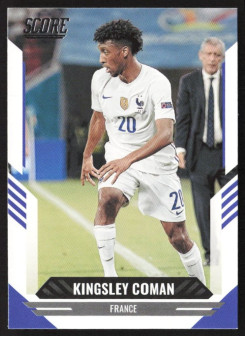Kingsley Coman, Kartička, Panini Score FIFA Soccer 2021-22, BASE