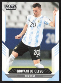 Giovani Lo Celso, Kartička, Panini Score FIFA Soccer 2021-22, BASE