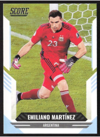 Emiliano Martinez, Kartička, Panini Score FIFA Soccer 2021-22, BASE