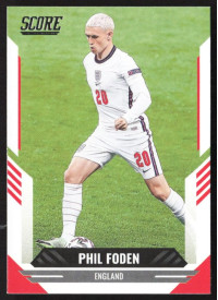 Phil Foden, Kartička, Panini Score FIFA Soccer 2021-22, BASE