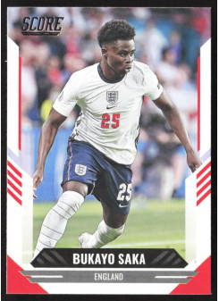 Bukayo Saka, Kartička, Panini Score FIFA Soccer 2021-22, BASE