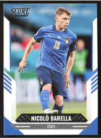 Nicolo Barella, Kartička, Panini Score FIFA Soccer 2021-22, BASE