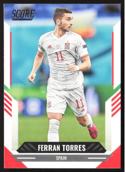 Ferran Torres, Kartička, Panini Score FIFA Soccer 2021-22, BASE