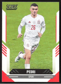 Pedri, Kartička, Panini Score FIFA Soccer 2021-22, BASE