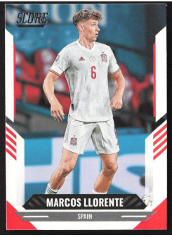 Marcos Llorente, Kartička, Panini Score FIFA Soccer 2021-22, BASE