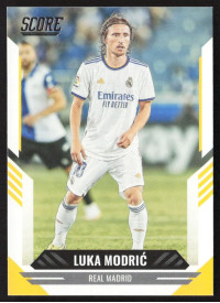 Luka Modric, Kartička, Panini Score FIFA Soccer 2021-22, BASE