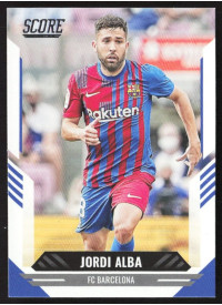 Jordi Alba, Kartička, Panini Score FIFA Soccer 2021-22, BASE