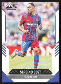 Sergino Dest, Kartička, Panini Score FIFA Soccer 2021-22, BASE