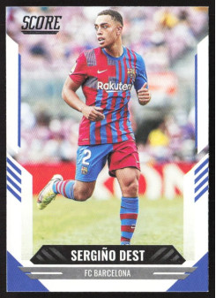 Sergino Dest, Kartička, Panini Score FIFA Soccer 2021-22, BASE